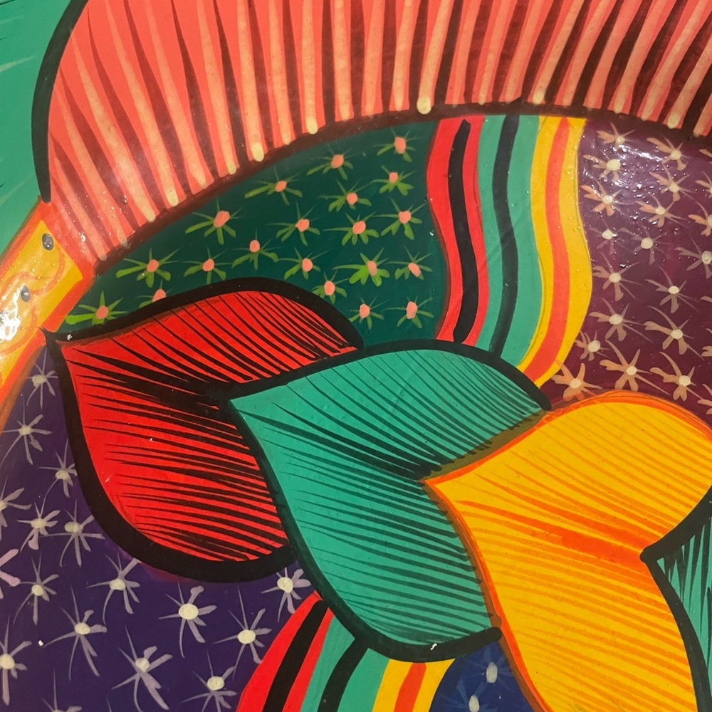 Colorful Fish Design plate decor - Picture 4 of 13